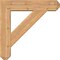 Ekena Millwork Traditional Craftsman Smooth Bracket w/ Offset Brace, Western Red Cedar, 7 1/2"W x 32"D x 32"H BKT0806X32X32TRA04SWR - alternate 2
